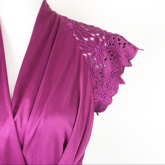 VINTAGE | Ayres by E. Eysen Crochet Wrap Dress - Picture 4 of 14